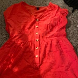 Red Universal Thread Romper